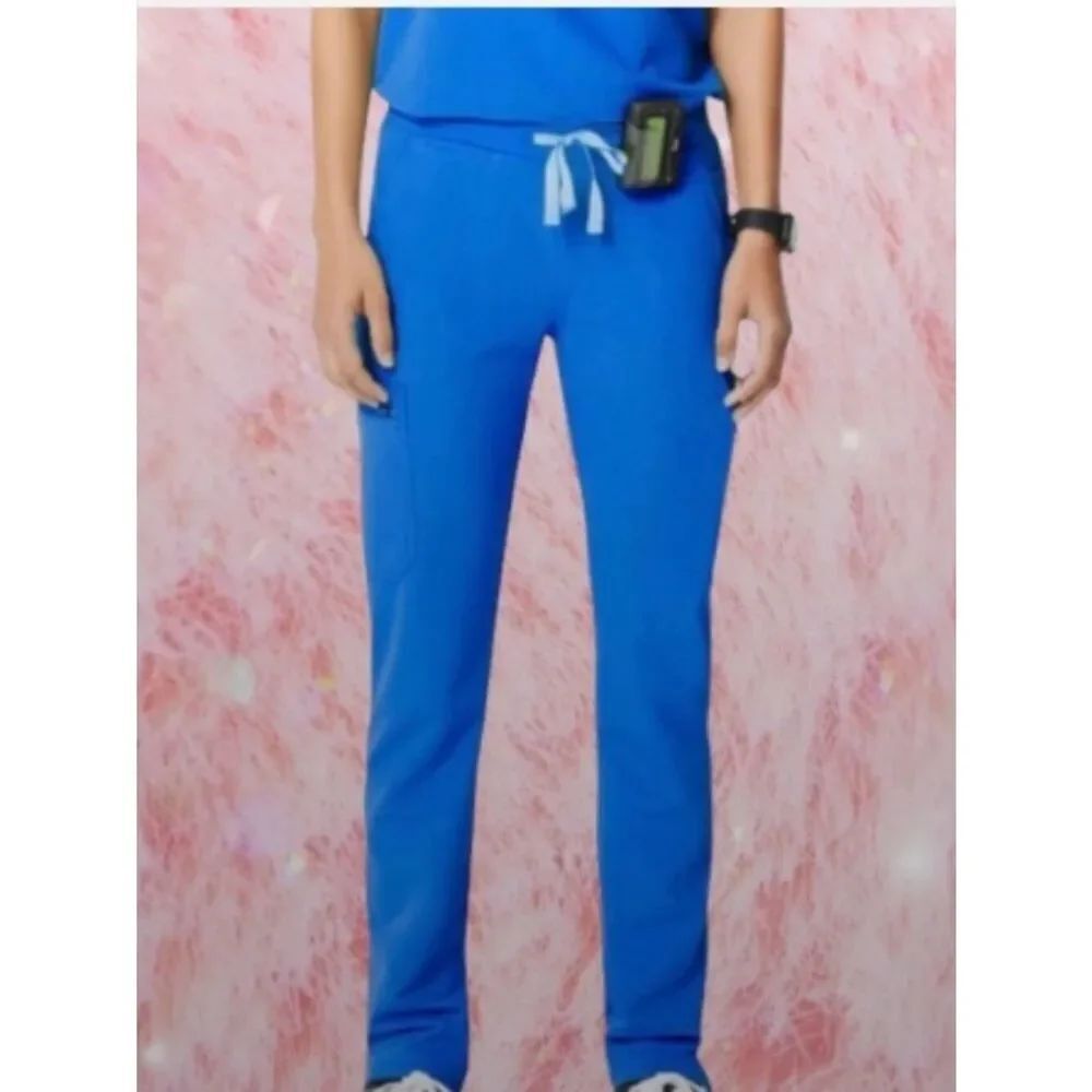 Like New! FIGS Yola Skinny Scrub Pants Royal Blue Size S/P